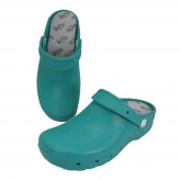 Zuecos Flotantes Feliz Caminar Verdes