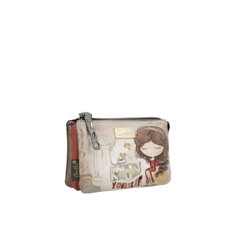 Monedero 3 compartimento Muse Anekke