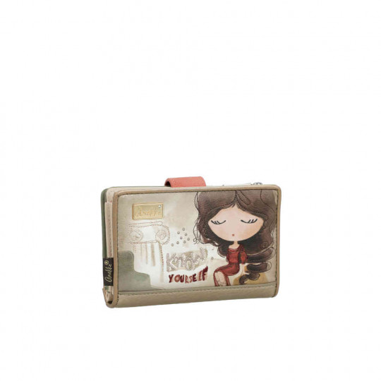 Monedero mediano RFID Muse Anekke