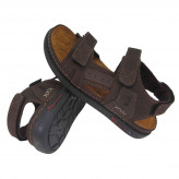 Sandalias hombre Piel Luisetti, Modelo Siena