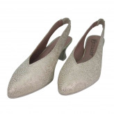 Zapato salón PITILLOS destalonado con tacón medio, piel