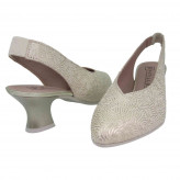 Zapato salón PITILLOS destalonado con tacón medio, piel
