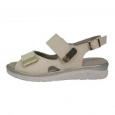 Sandalias Plana Piel Napa Pitillos 11000