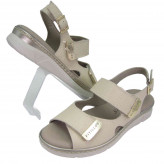 Sandalias Plana Piel Napa Pitillos 11000
