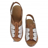 Sandalias Cuña Mujer 48 Horas Piel 614004